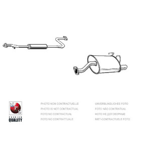 Tube D'échappement Nps M430i167