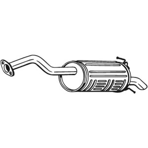 Silencieux Arrière Bosal 163-055