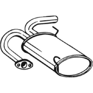 Silencieux Arrière Bosal 145-191
