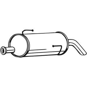 Silencieux Arrière Bosal 190-137