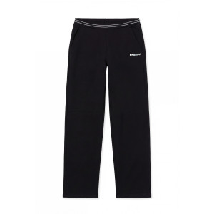 Freddy Pantaloni gamba dritta con elastico logato perlato in vita Nero Donna Extra Large