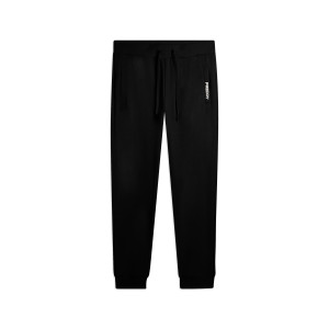 Freddy Pantaloni sportivi in cotone con taschino posteriore Nero Uomo Large
