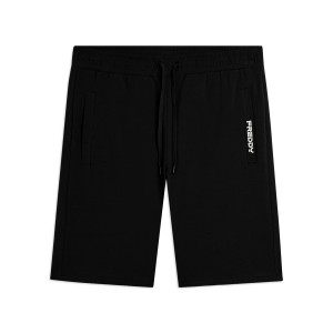 Freddy Pantaloni corti in jersey stretch con taschino Nero Uomo Large