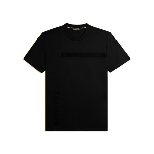 Freddy T-shirt in jersey con stampa logo tono su tono Nero Uomo Large