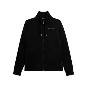 Freddy Felpa Comfort Fit Collo Alto con Zip e Logo  Nero Donna Small