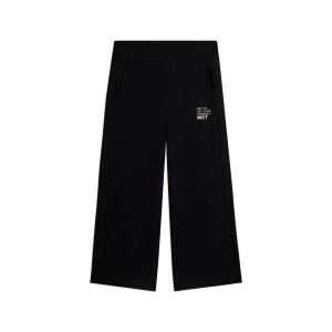 Freddy Pantaloni sportivi wide leg cropped con grafica  MST Nero Donna Small