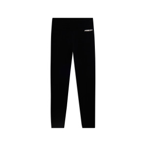 Freddy Leggings 7/8 con stampa MOV perlata sul fondo posteriore Nero Donna Medium