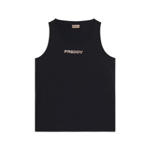 Freddy Canotta regular in tessuto quick dry con retro vogatore Nero Donna Xx Large
