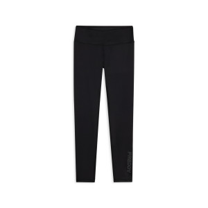 Freddy Leggings 7/8 vita alta con logo glitter sul fondo Nero Donna Extra Small