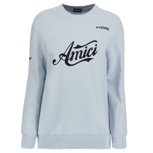 Freddy Felpa ufficiale Amici unisex con logo a contrasto Iron Gate Donna Small/Medium