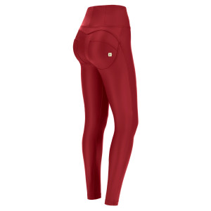 Freddy Pantaloni WR.UP® similpelle vita alta skinny - SPECIAL EDITION Deep Claret Donna Extra Small