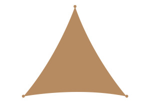 Πανί Σκίασης Showood 5x5x5m Άμμος