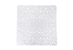 Αντιολισθητικό Πατάκι Ντουσιέρας Octopus Fiore 54x54cm Λευκό