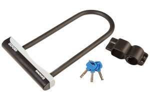 Κλειδαριά Τροχού LK331 με Κλειδί Oxford Shackle 12 31cmχ19cm Μαύρη/Μπλε