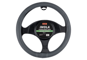 Κάλυμμα Τιμονιού Kaver Imola Φ38cm Γκρι