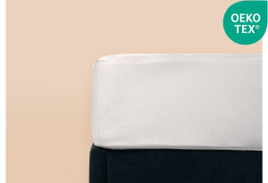 Σεντόνι Μονό Easy Home Prestige Λευκό με Λάστιχο Μ200xΠ100xΥ30cm