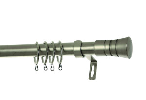 Κουρτινόβεργα Central Home Roma Επεκτεινόμενη Φ25/28mm 140/240cm Χρωμέ