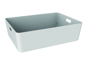 Καλάθι Αποθήκευσης Πλαστικό Dea Home Contemporary M39xΠ29xΥ11cm 10.7lt Λευκό