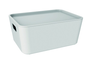 Κουτί Αποθήκευσης Πλαστικό Dea Home Contemporary M19xΠ14xΥ8.2cm 1.7lt Λευκό