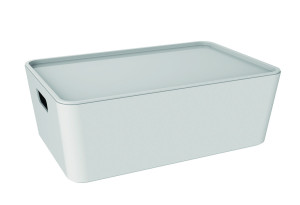 Κουτί Αποθήκευσης Πλαστικό Dea Home Contemporary M29xΠ19xΥ10.2cm 4.5lt Λευκό