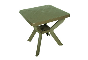 Τραπέζι Κήπου Miltoplast Μ70xΠ70xΥ72cm Taupe