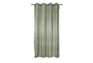 Κουρτίνα Pierre Cardin Sanzan 270x140cm Μπεζ/Ασημί με Τρουκς