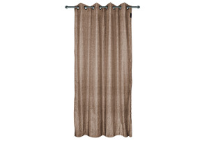 Κουρτίνα Pierre Cardin Sanzan 270x140cm Ασημί/Ροζ με Τρουκς