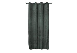 Κουρτίνα Pierre Cardin Alcadara 270x140cm Γκρι Σκούρα με Τρουκς