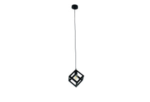 Κρεμαστό Φωτιστικό Gallis Cube Μαύρο