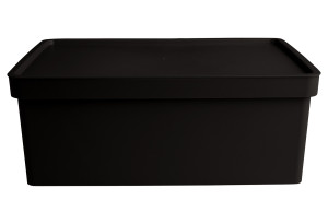 Κουτί Αποθήκευσης Πλαστικό Viomes Nova Μ28xΠ18.5xY13.5cm 5lt Μαύρο
