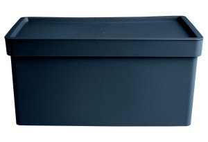 Κουτί Αποθήκευσης Πλαστικό Viomes Nova Μ35.5xΠ25.5xΥ13.5cm 10lt Μπλε