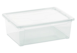 Κουτί Αποθήκευσης Πλαστικό Dea Home M40xΠ30xY13cm 11lt Διάφανο