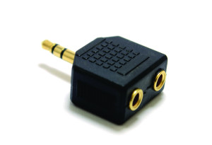 Καρφί Αρσ. 3.5 mm Stereo σε 2 Θηλ. 3.5 mm Stereo