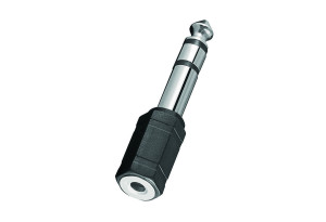 Καρφί Αρσ. 6.3 mm Stereo σε 2 Θηλ. 3.5 mm Stereo