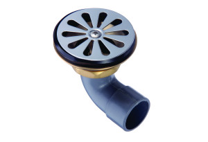 Βαλβίδα Ντουσιέρας Φ.40mm με Ίσια Σχάρα