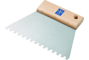Σπάτουλα με Δόντια Μεσαία Lux 180mm