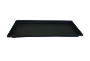 Πιάτο Ζαρντινιέρας Festone 35X15cm Ανθρακί