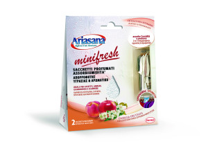 Συλλέκτης Υγρασίας Ariasana Minifresh με Άρωμα Fruit Energy 2x50gr