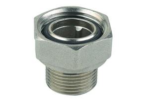 Ρακόρ Διακόπτη Καλοριφέρ 3/4'' X1/2'' Χρωμέ