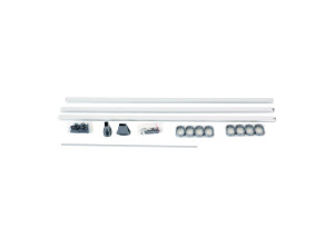 Βραχίονας Μπάνιου Rainbow Εύκαμπτος 300cm Ασημί