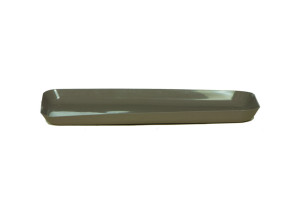 Πιάτο Ζαρντινιέρας Νάξος Πλαστικό Καφέ 60X17cm