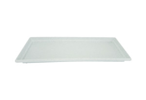 Πιάτο Ζαρντινιέρας Πλαστικό Festone 45X15X2cm Γρανίτης