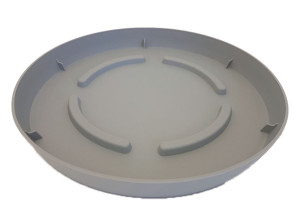 Πιάτο Γλάστρας Plastona Φ.23cm Γκρι Ανοιχτό