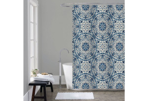 Κουρτίνα Μπάνιου Υφασμάτινη 180x200cm Loseta Cyclops