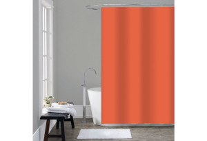 Κουρτίνα Μπάνιου Υφασμάτινη Cyclops Red 180x200cm