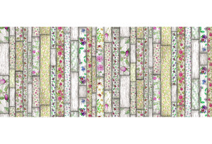 Αυτοκόλλητο Ρολό Flowery Woods Πολύχρωμο