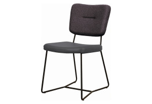 Καρέκλα Interium Bicolor M60.5xΠ47.5xY85cm Σκούρο Γκρι