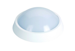 Χελώνα Led 8W 560Lm 4000K IP54 Φ17x7.5cm Λευκή Vk/02163/W/C