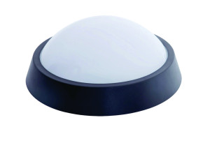 Χελώνα Led 8W 560lm 4000K IP54 Φ17x7.5cm Μαύρη Vk/02163/B/C