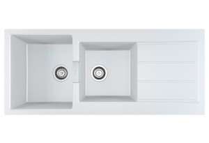 Νεροχύτης Franke Sirius 2 S2D 621 Polar White 116x50cm